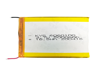 6060100 聚合物方形软包锂电池